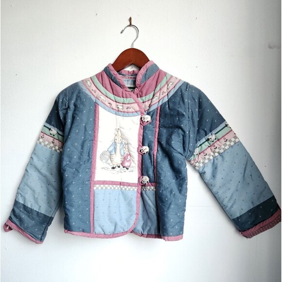 Handmade Other - Vintage Daisy Kingdom Beatrix Potter Quilted Jacket | Cottagecore Prairie Kids‎
